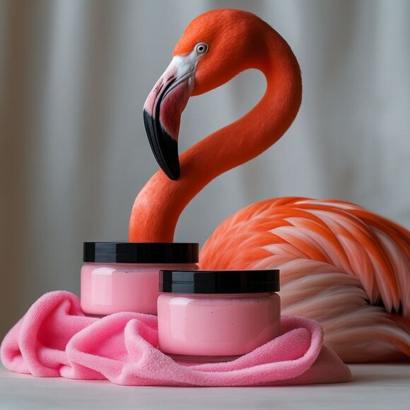 Flamingo Body Butter - Luxurious Pink Butter Cream - Picture 1 of 3